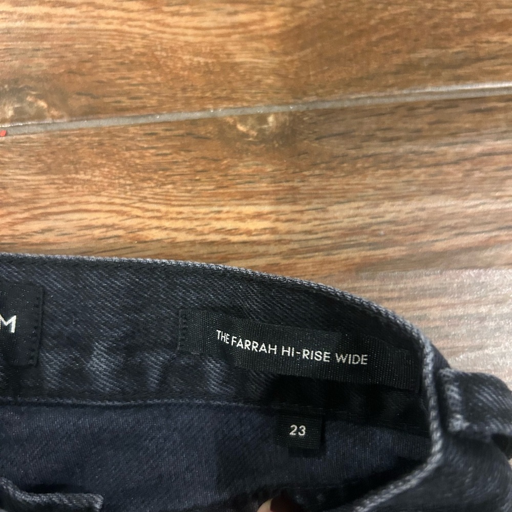 Aritzia Denim Forum Farrah Black High-Rise Wide Jeans - Picture 6 of 7